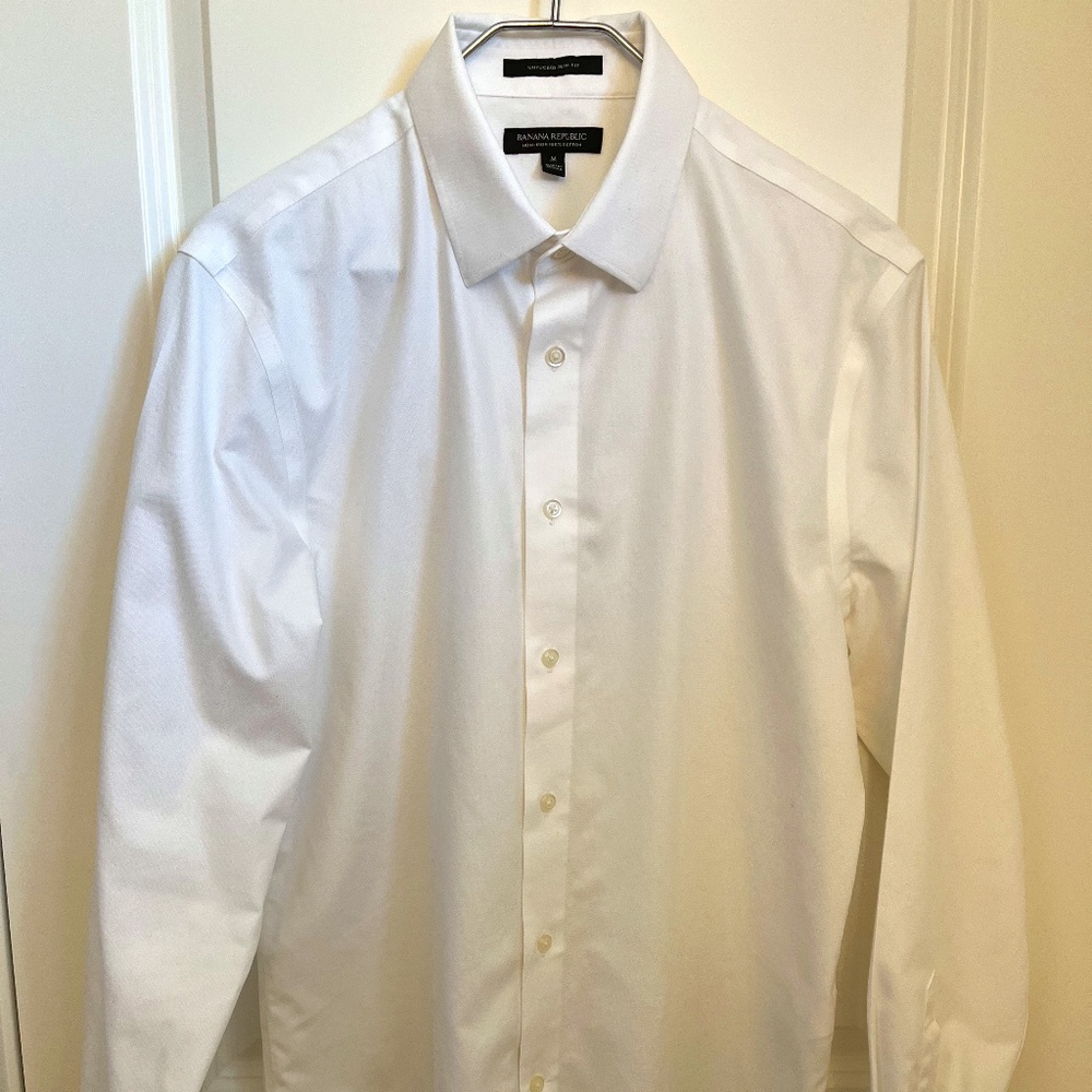 Banana Republic Slim-Fit Untucked Non-Iron Shirt